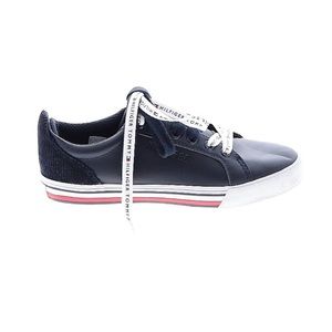 Big Girls Size 1 Tommy Hilfiger Navy Blue Shoes! IN GOOD CONDITION!